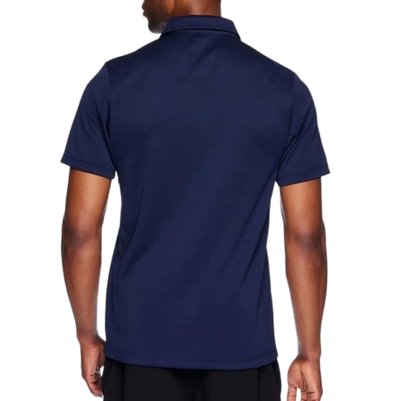 Reebok Mens Blue Short Sleeve Polo Shirt Size Medium - Picture 2 of 9